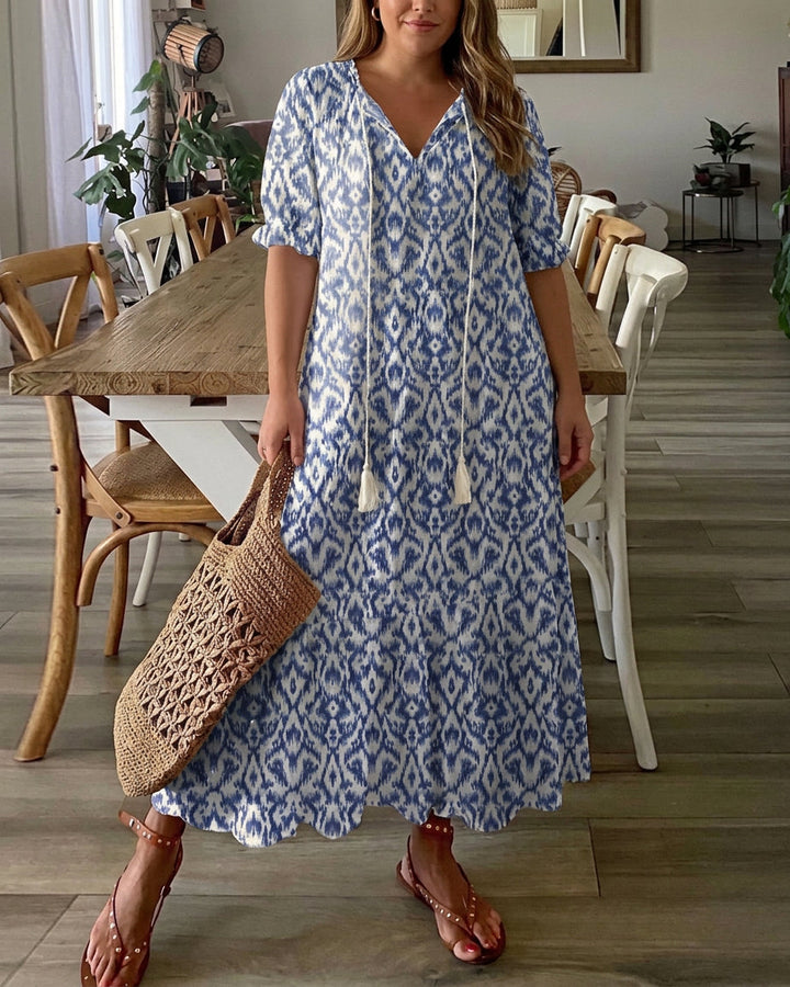 Rosalind - Boho Vatsan Peittävä Mekko