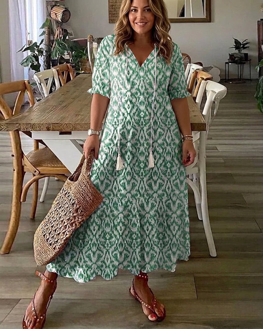 Rosalind - Boho Vatsan Peittävä Mekko