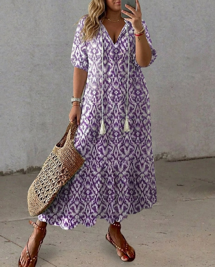 Rosalind - Boho Vatsan Peittävä Mekko