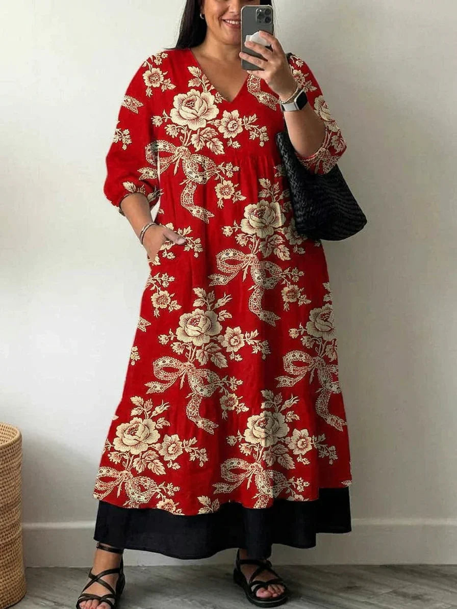 Elegantti Printtipuku Julia