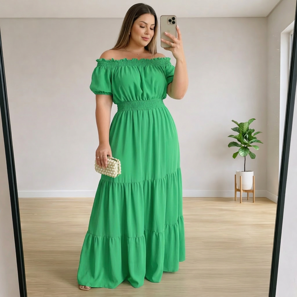 Saoirse - Elegantti Kesä Maxi Mekko