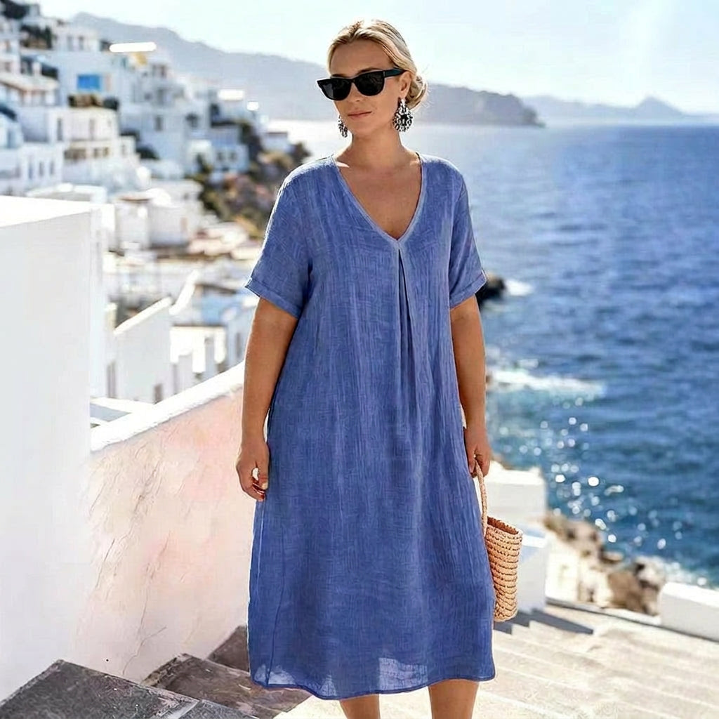 Amity V-kaula-aukko Mekko: Vaivaton Arkipäivän Eleganssi