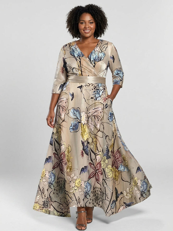 Wynne | Rannikkoglamour Elegantti Keskipitkä Maxi Mekko Setti