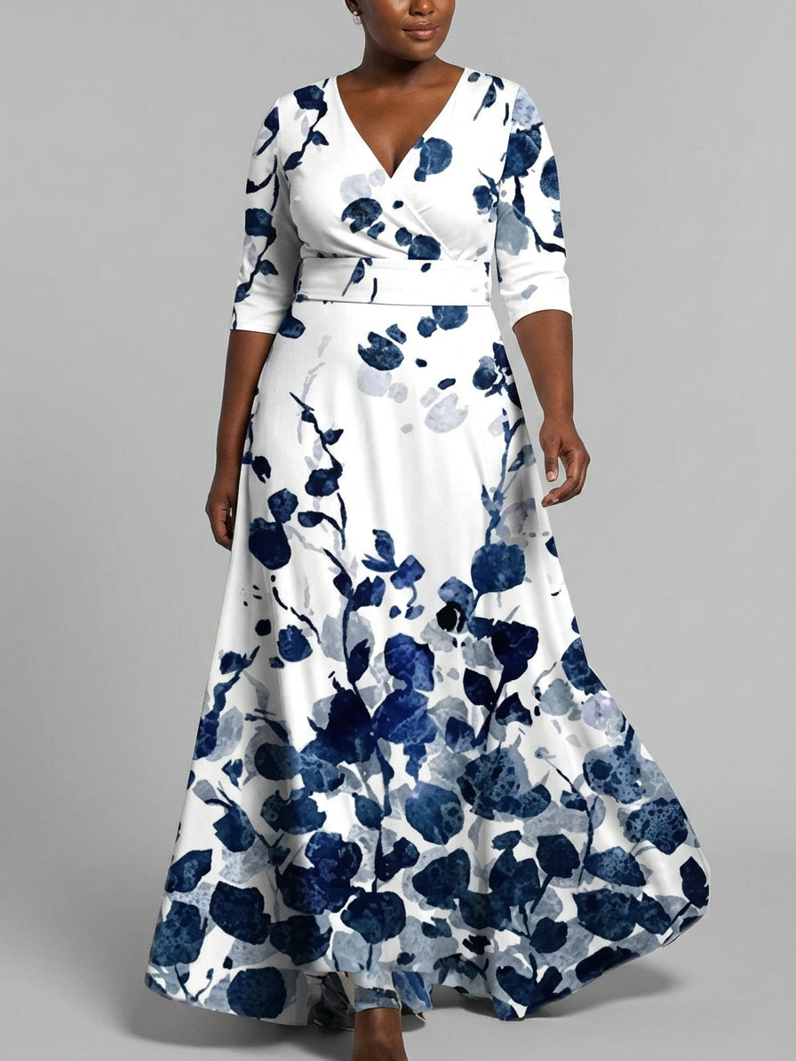 Wynne | Rannikkoglamour Elegantti Keskipitkä Maxi Mekko Setti