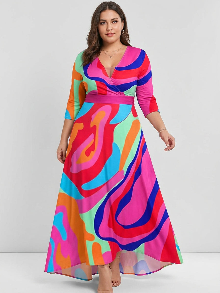 Wynne | Rannikkoglamour Elegantti Keskipitkä Maxi Mekko Setti
