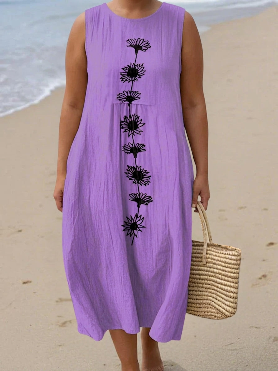 Freya Violet Bloom Midi Mekko