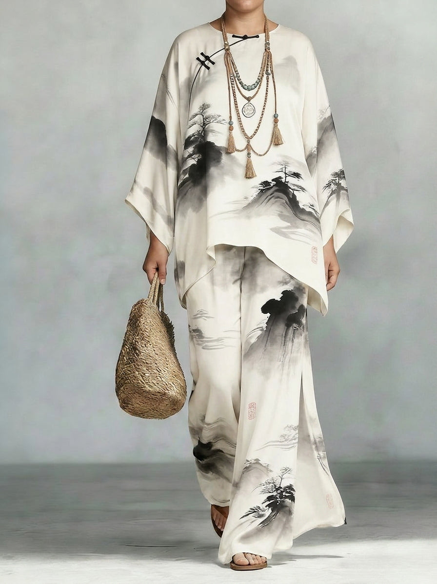 Evadne | Serenity Flowing Two-Piece Set