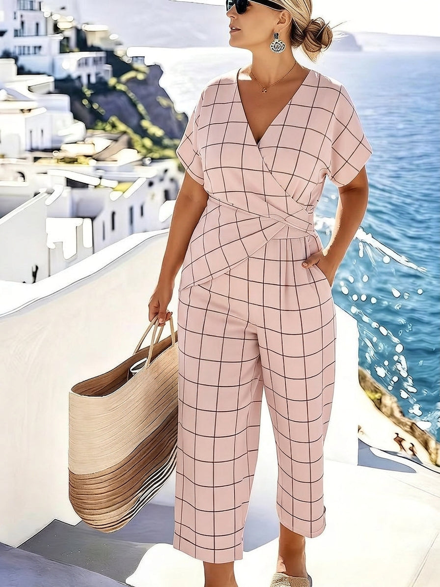 Anouk | Rannikkotyyli Ruudullinen Haalaripuku