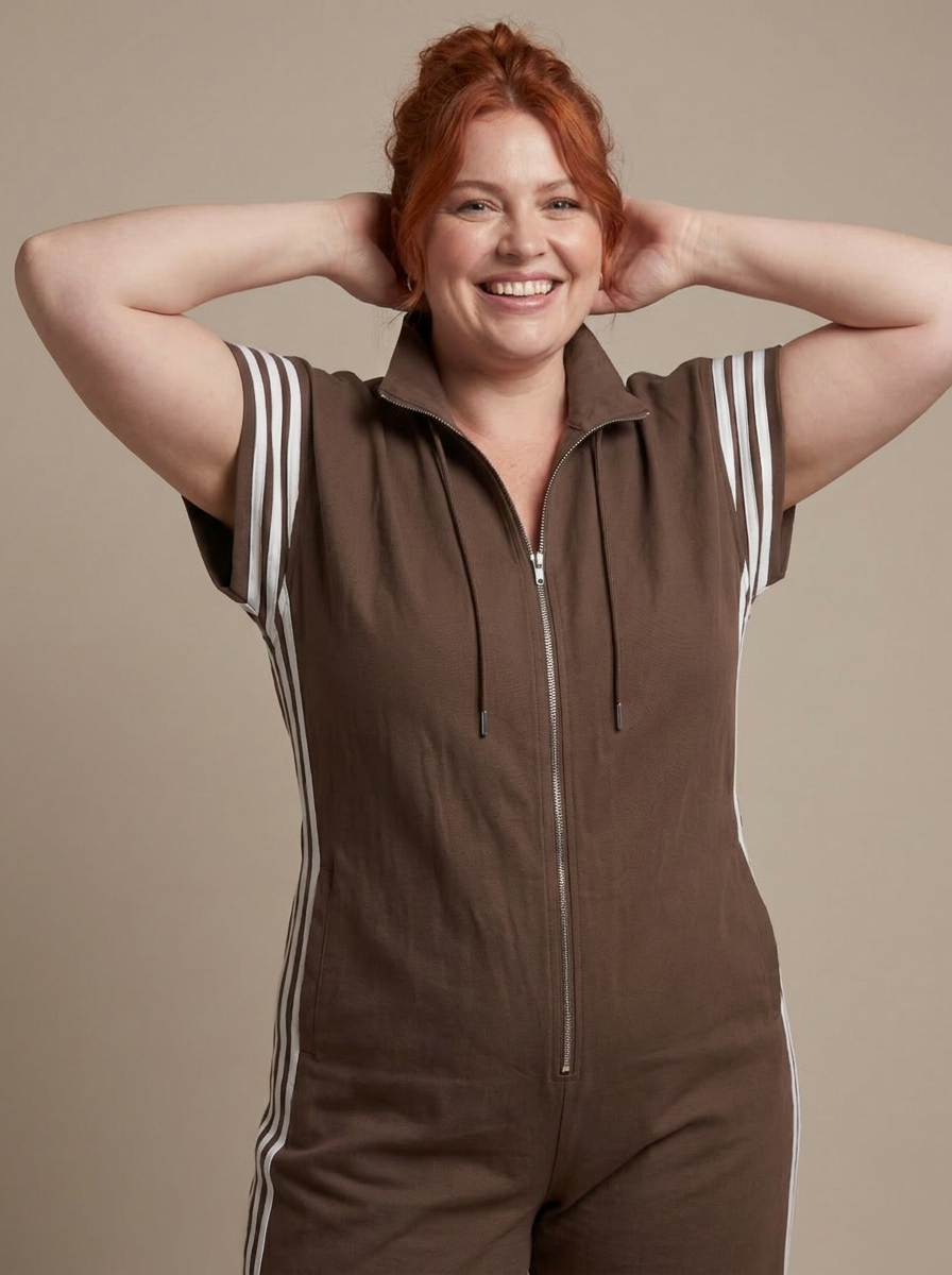 Winslow | Vetoketjullinen Raitapaneelihyppytakki
