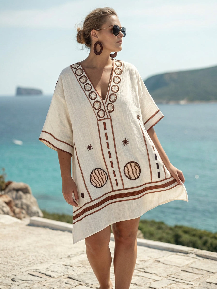 Solene | Rannikkopitsinen Mini Mekko