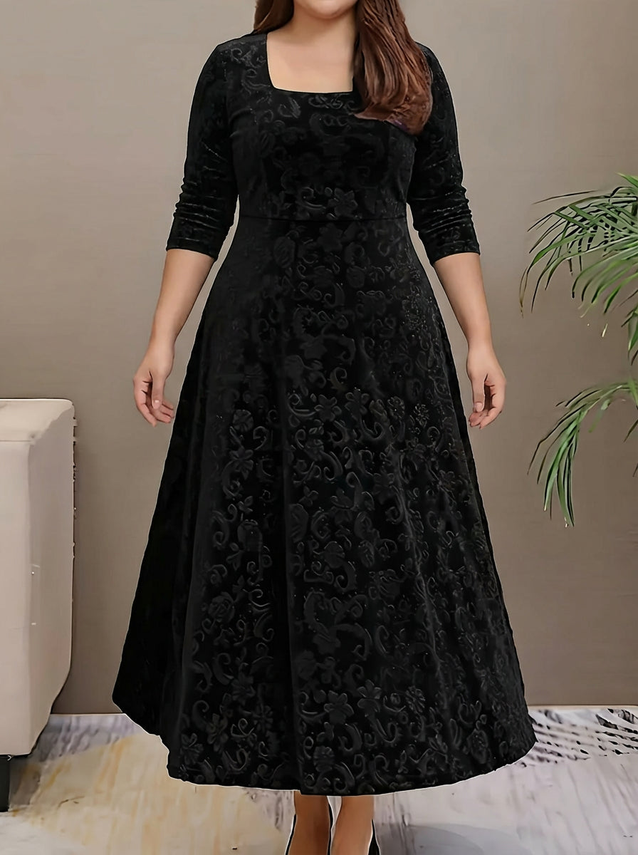 Evadne | Elegantti Kuvioitu Maksimekko