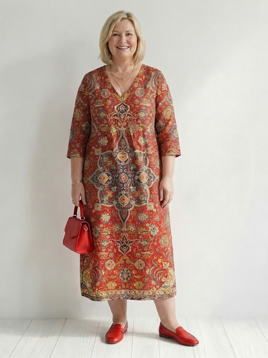 Livia | Mukava Patches Midi Mekko