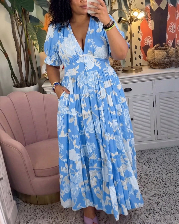 Salma | Kukallinen Maxi Mekko