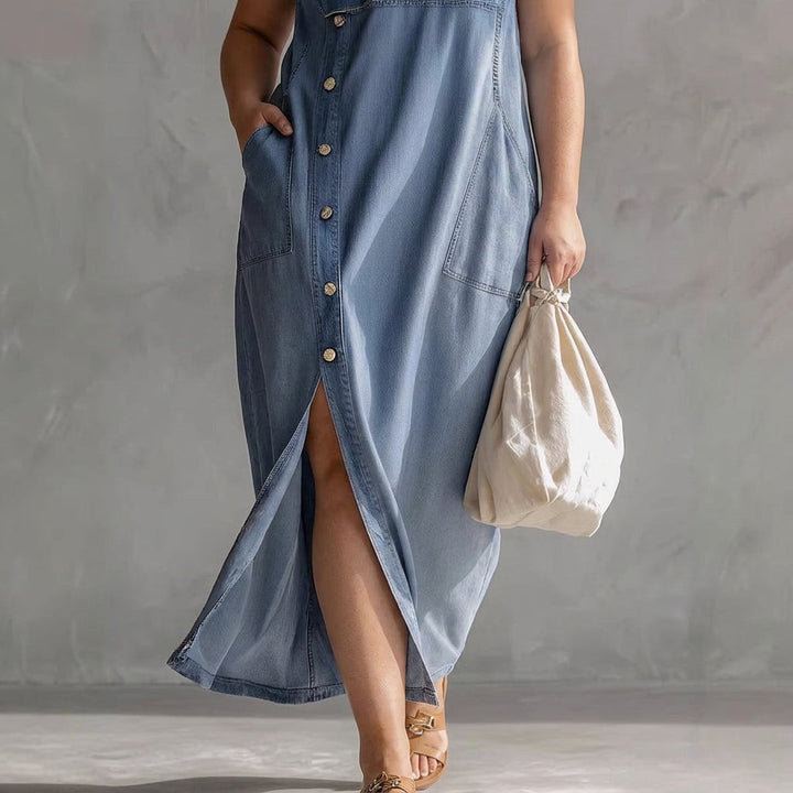 Clemence Huppu Denim Olkaimeton