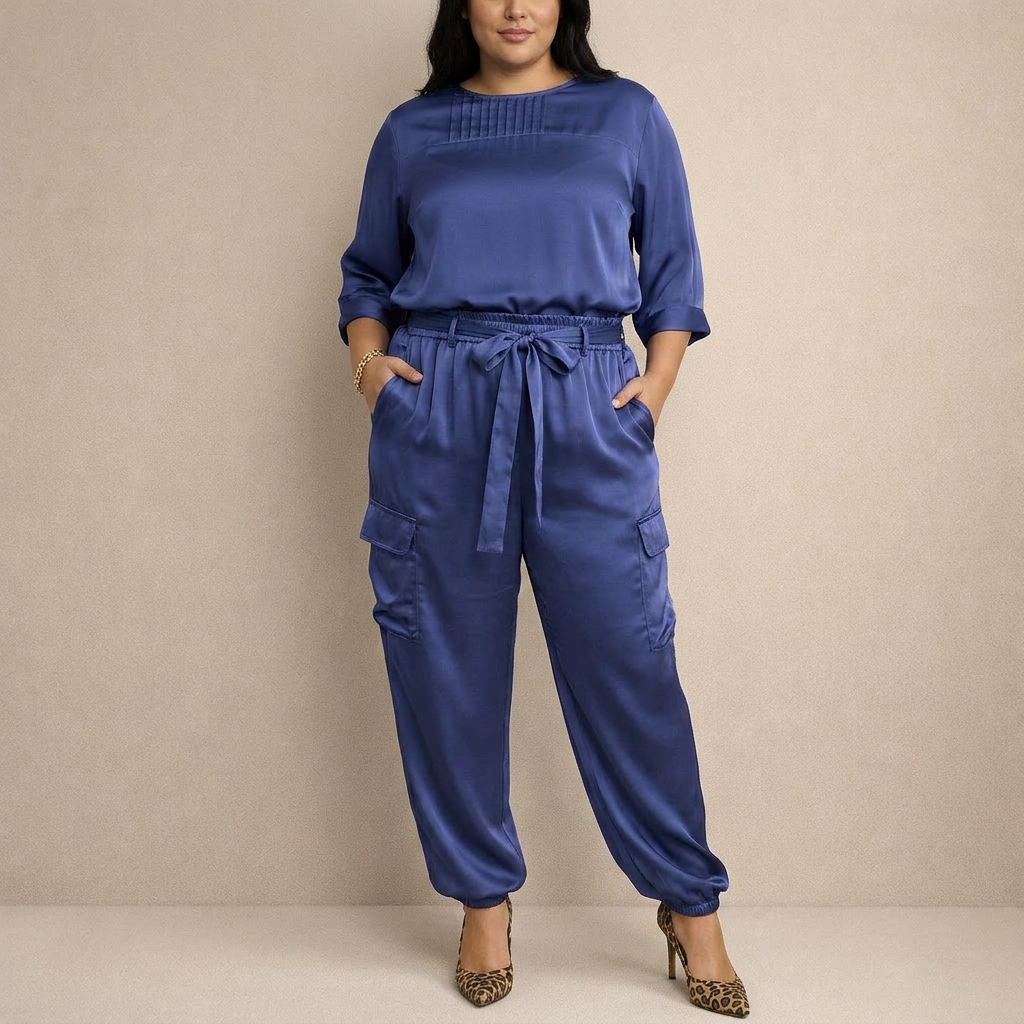 Cleo | Lörppö Satin Cargo Setti