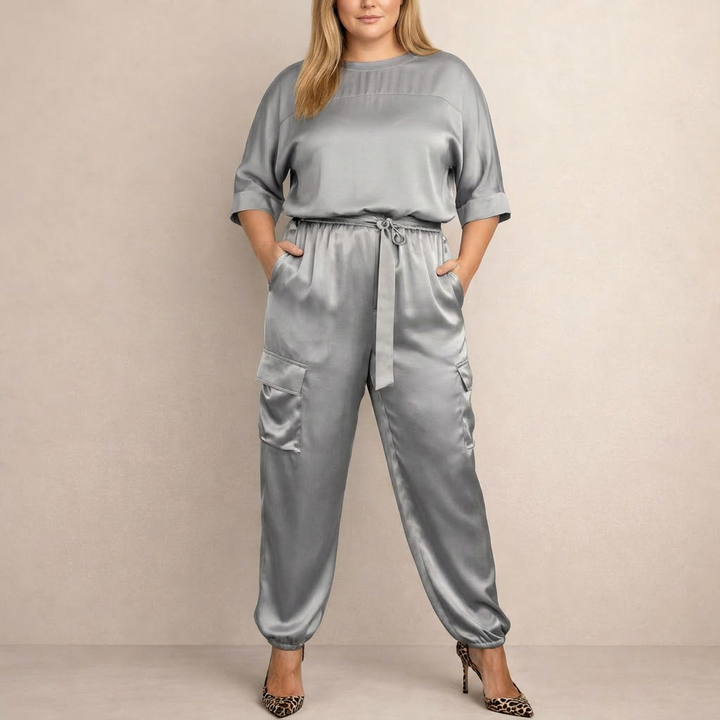 Cleo | Lörppö Satin Cargo Setti
