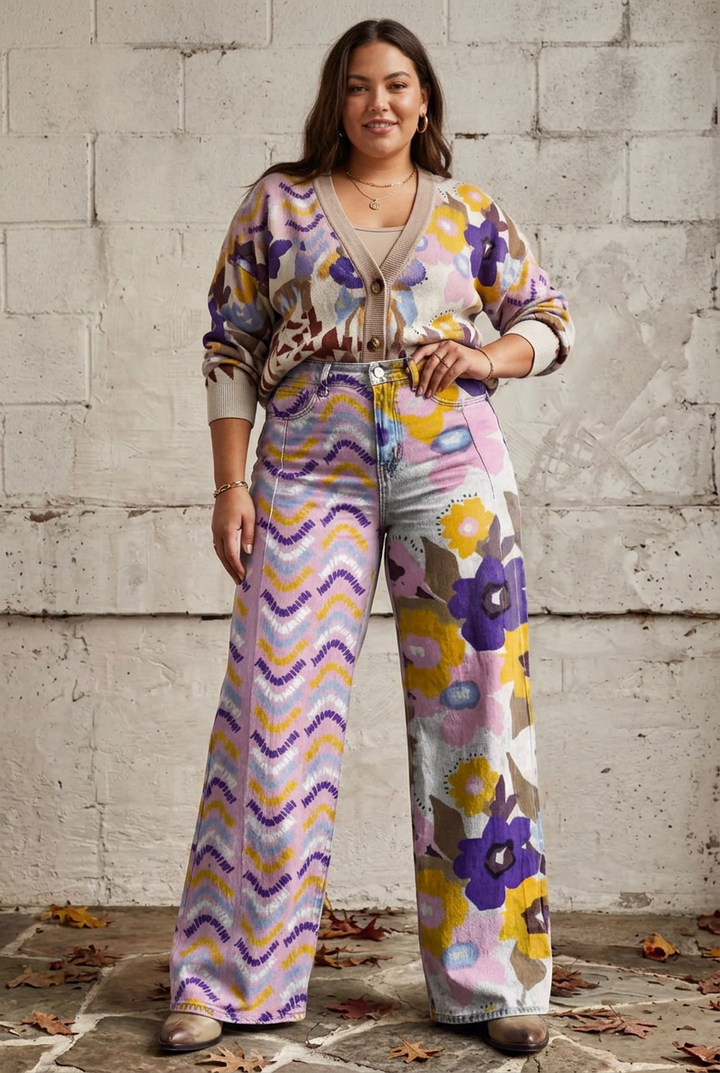 Eleni - Boho Kukkahousut