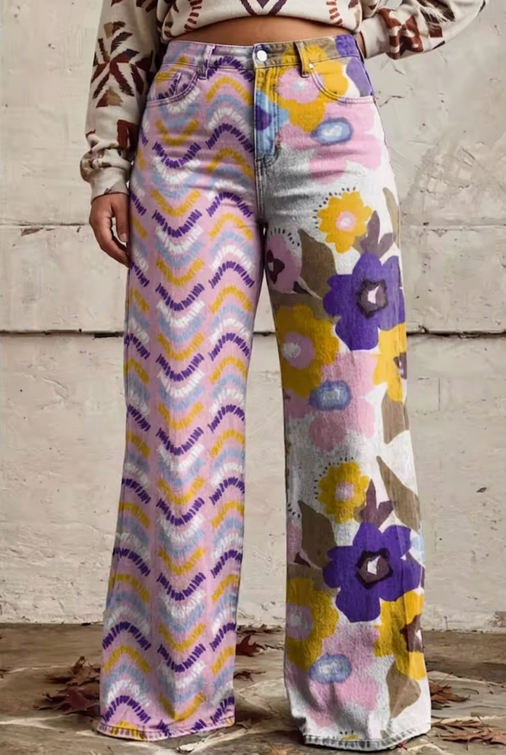 Eleni - Boho Kukkahousut