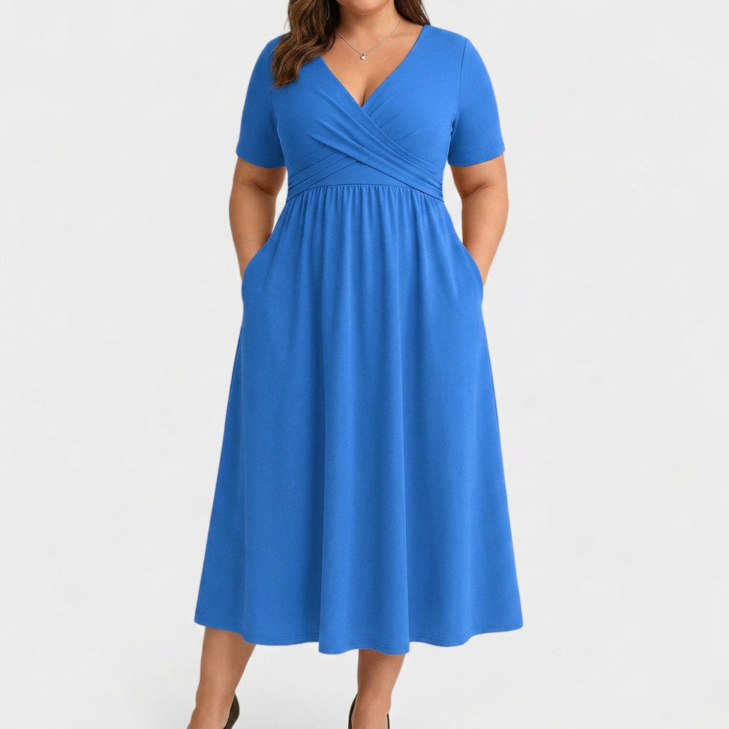 Rosa | Tyylikäs Midi Mekko