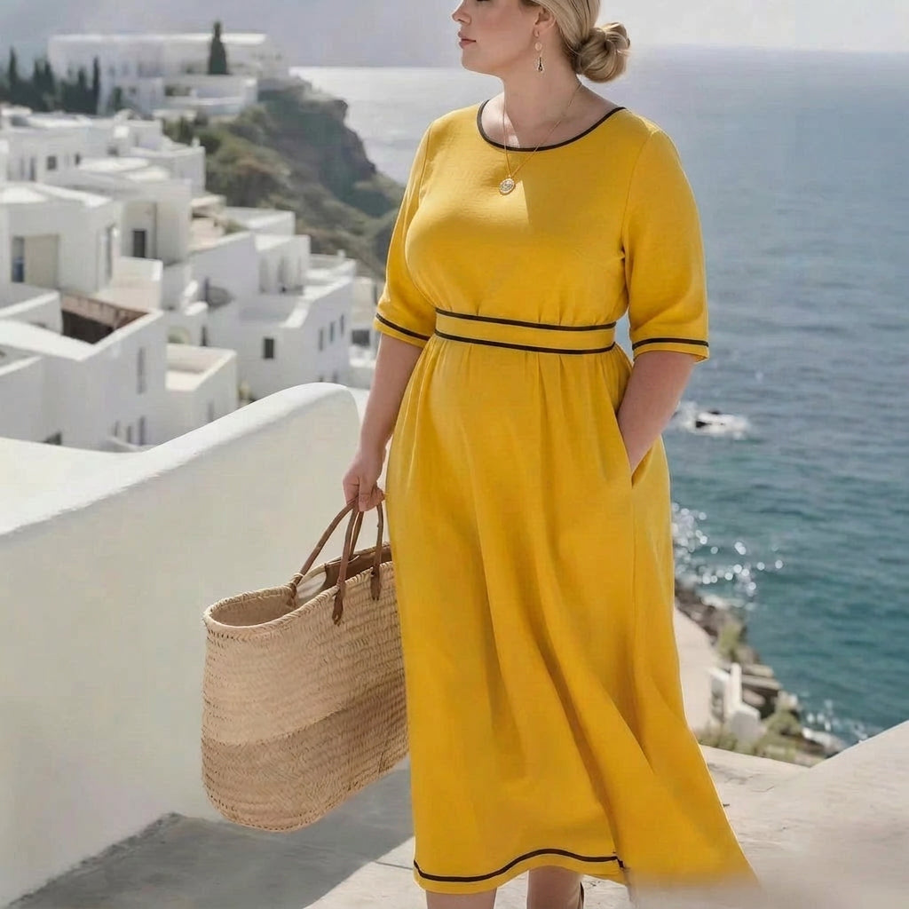 Leona Commuter Maxi Dress: Tyylikäs Arkityyli