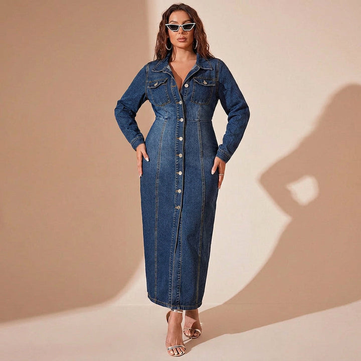 Wanda Denim Cardigan Mekko