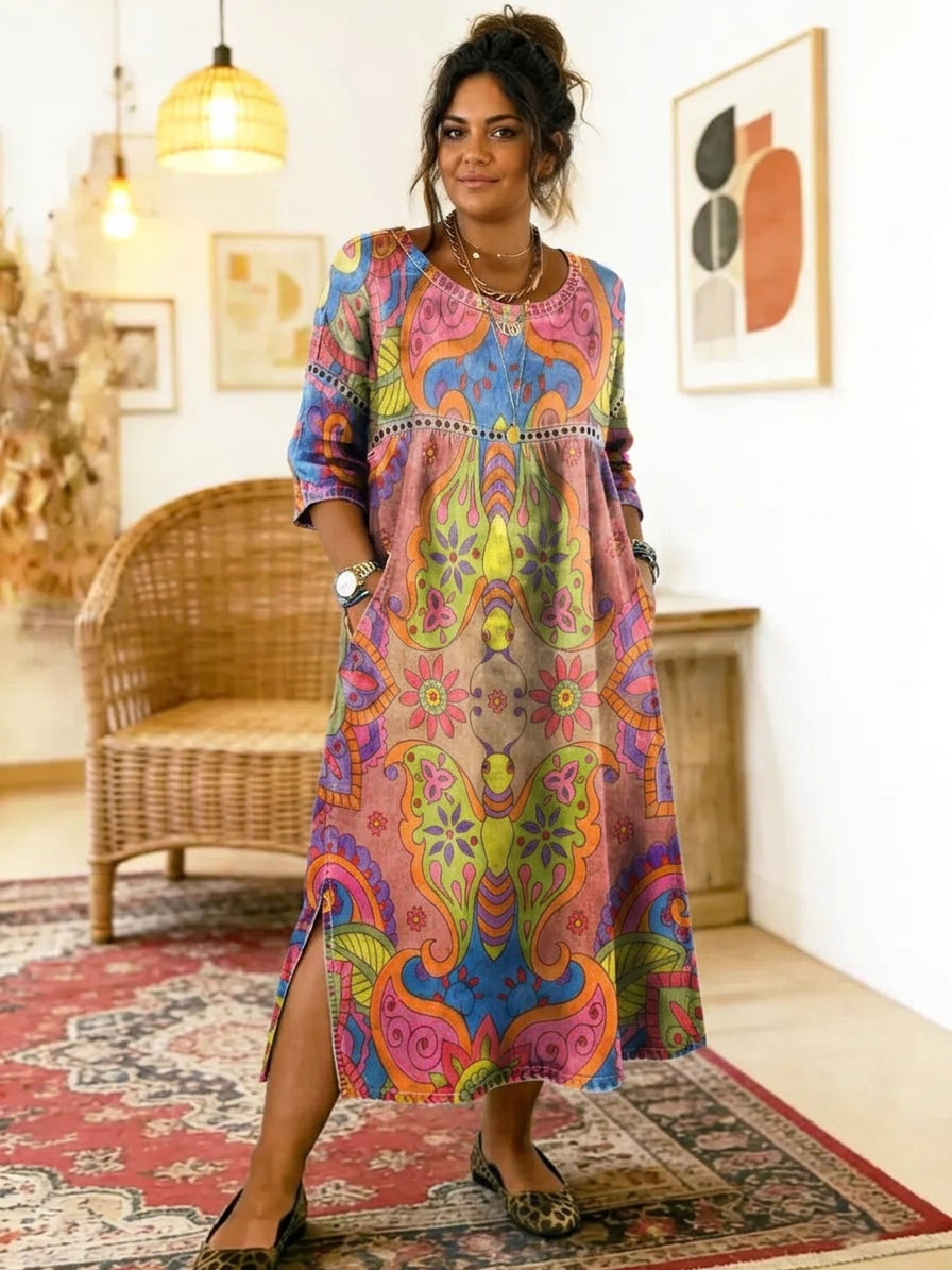 Priya | Printattu Midi Mekko