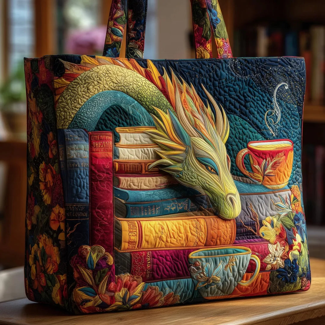 Bonnie Bag - Lohikäärme Lukija kirjojen ja mukien kanssa