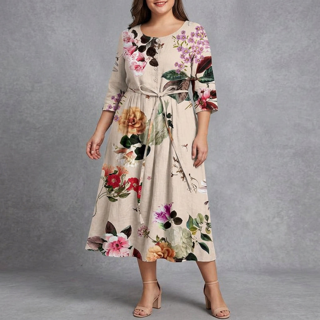 Verity | Elegantti Kukallinen Mekko
