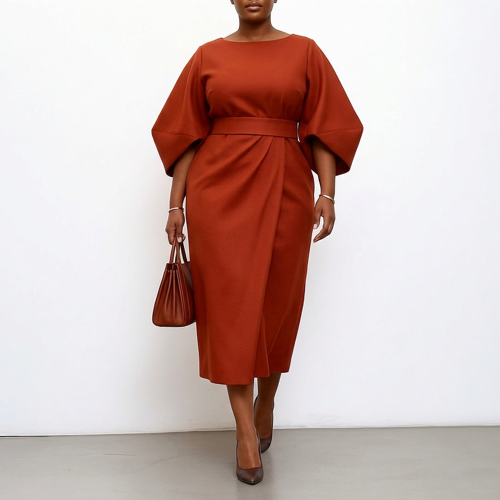 Zora | Maxi-mekko batwing-hihoilla