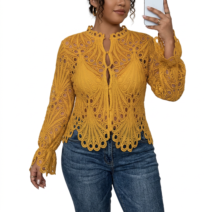 Briar | Hollow Detail Blouse