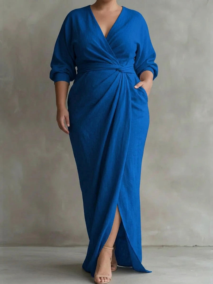 Petra Vyötäröä Korostava Mekko: Elegantti Naisellinen Siluetti