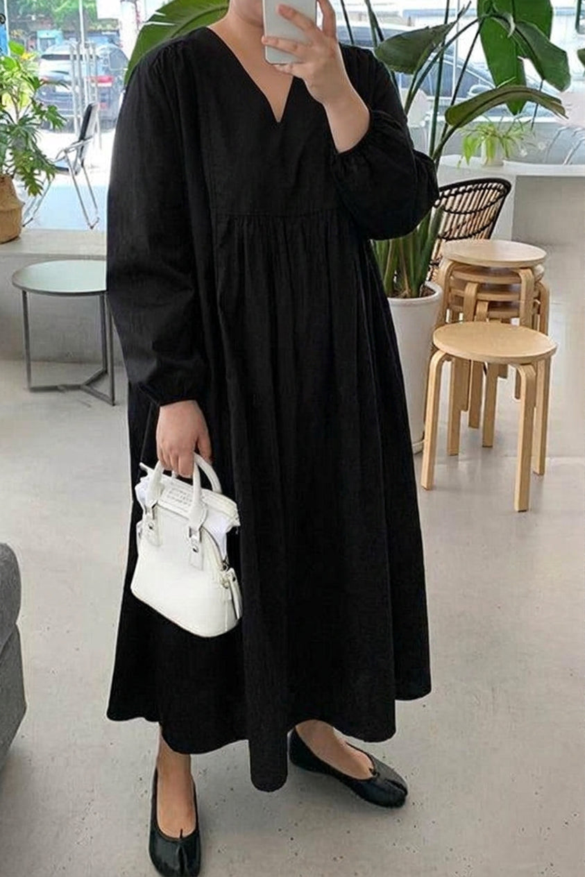 Shiloh - Midi Pitkähiha Dress