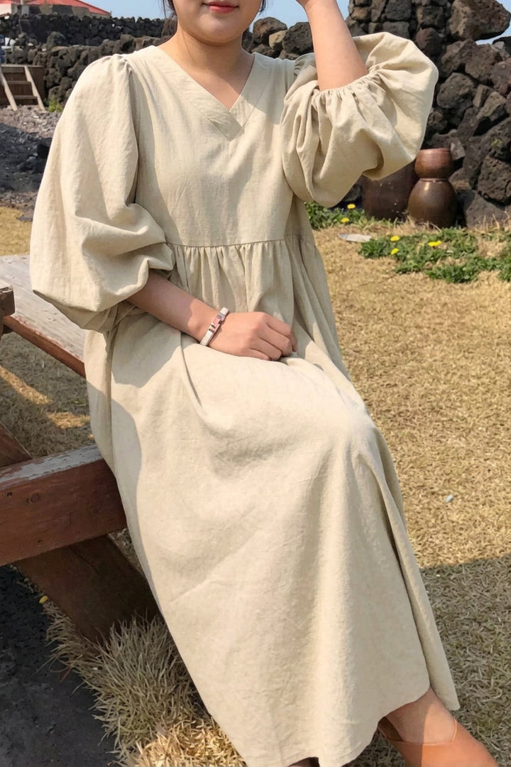 Shiloh - Midi Pitkähiha Dress