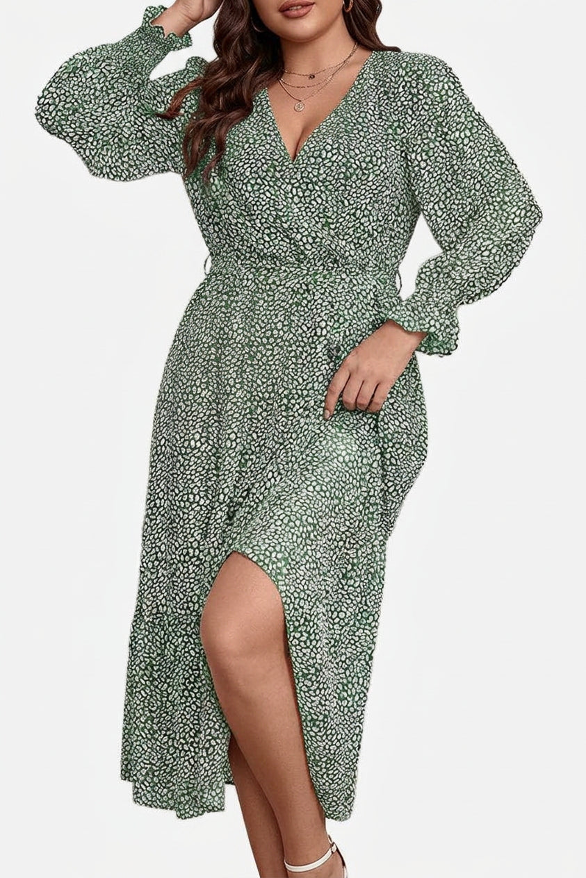 Zaina - Bloom Wrap Midi Dress