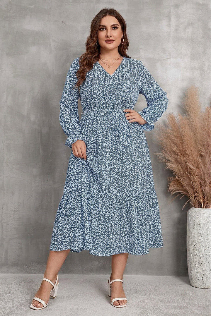 Zaina - Bloom Wrap Midi Dress