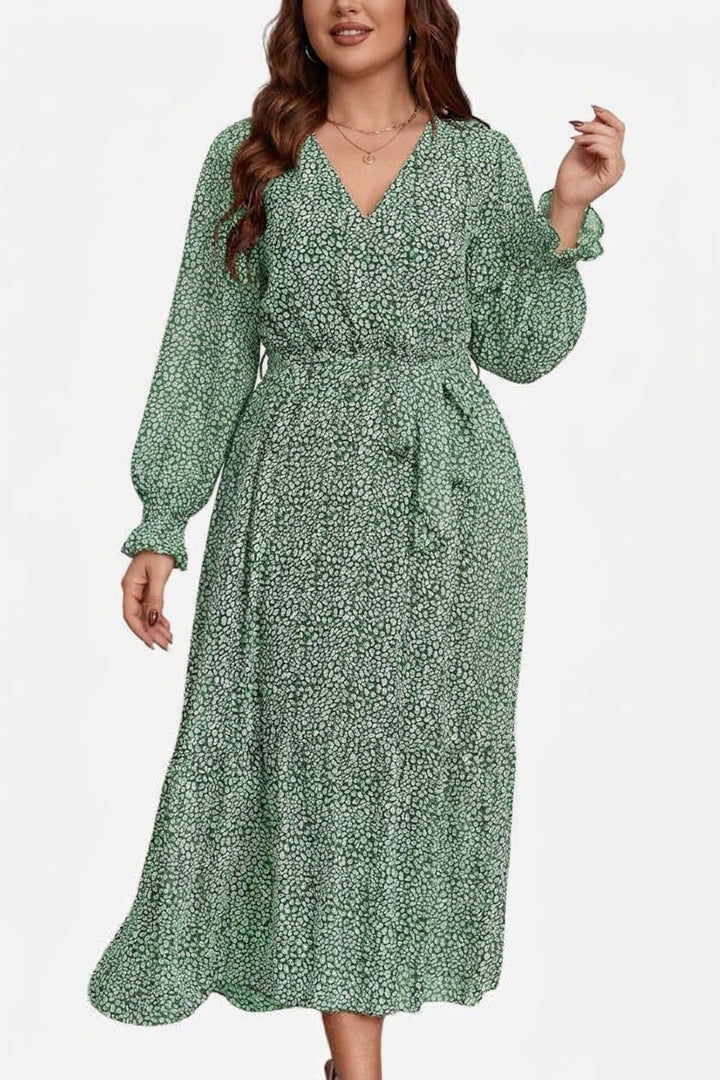 Zaina - Bloom Wrap Midi Dress
