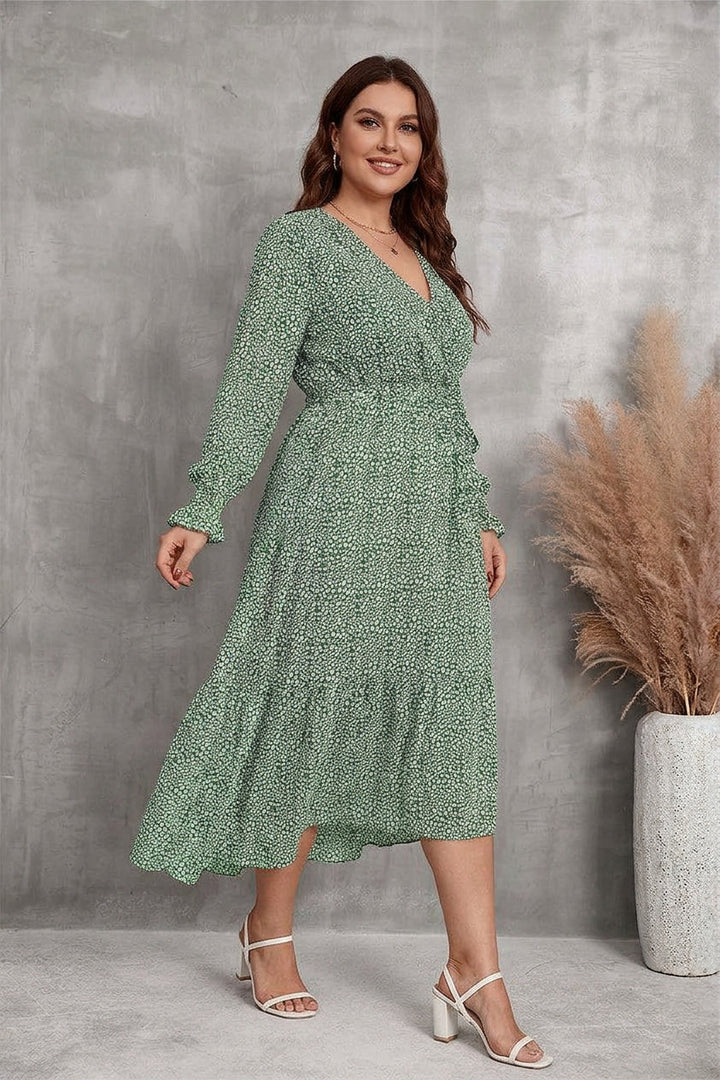 Zaina - Bloom Wrap Midi Dress