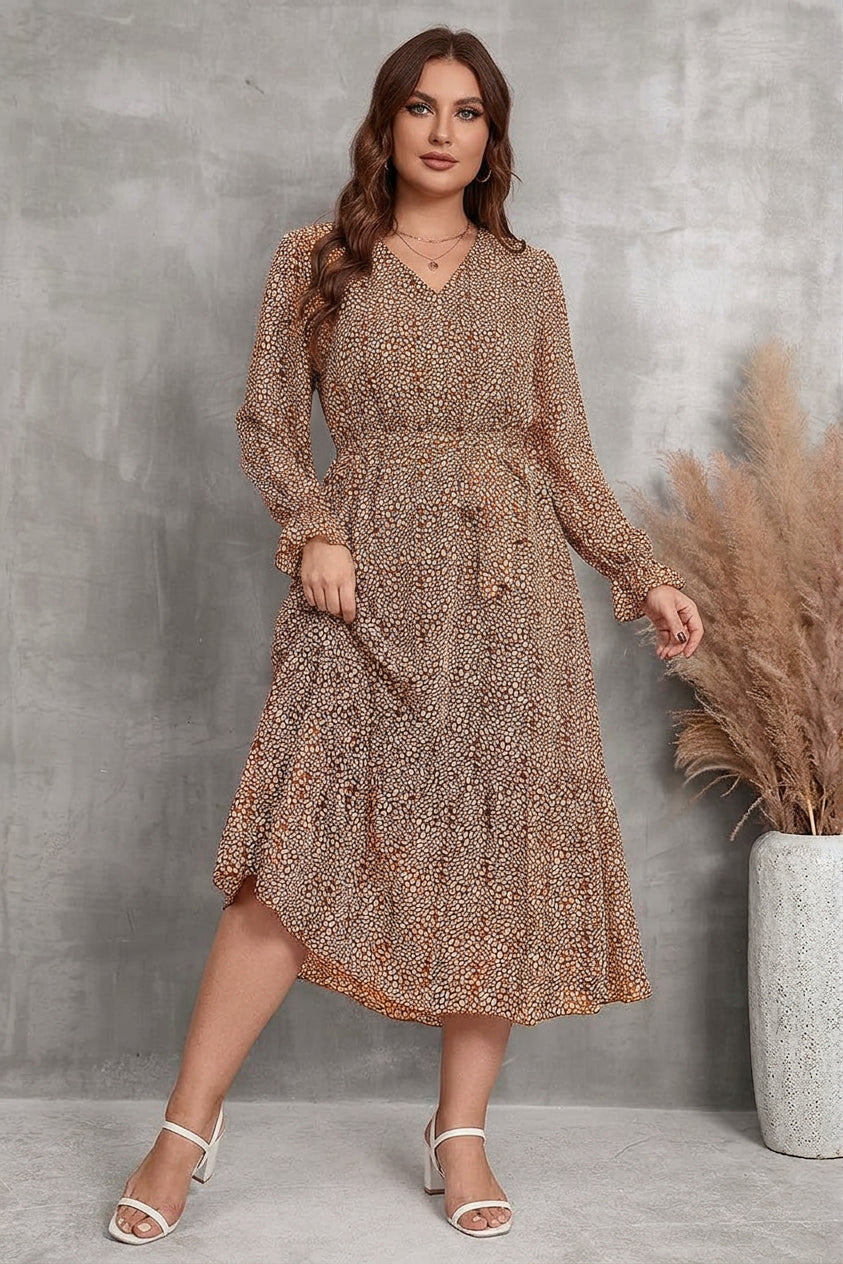 Zaina - Bloom Wrap Midi Dress