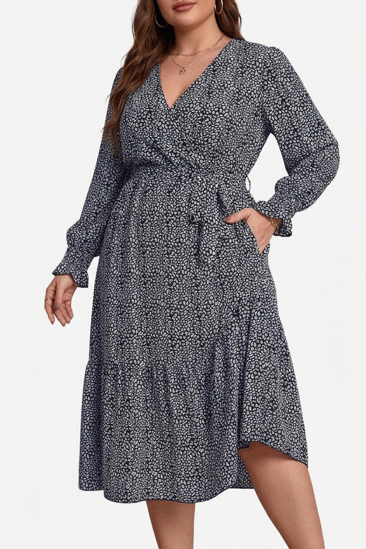 Zaina - Bloom Wrap Midi Dress