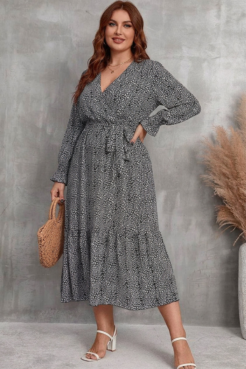 Zaina - Bloom Wrap Midi Dress
