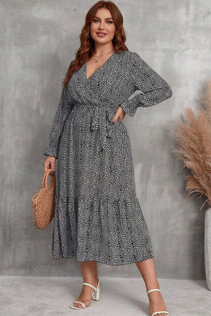 Zaina - Bloom Wrap Midi Dress
