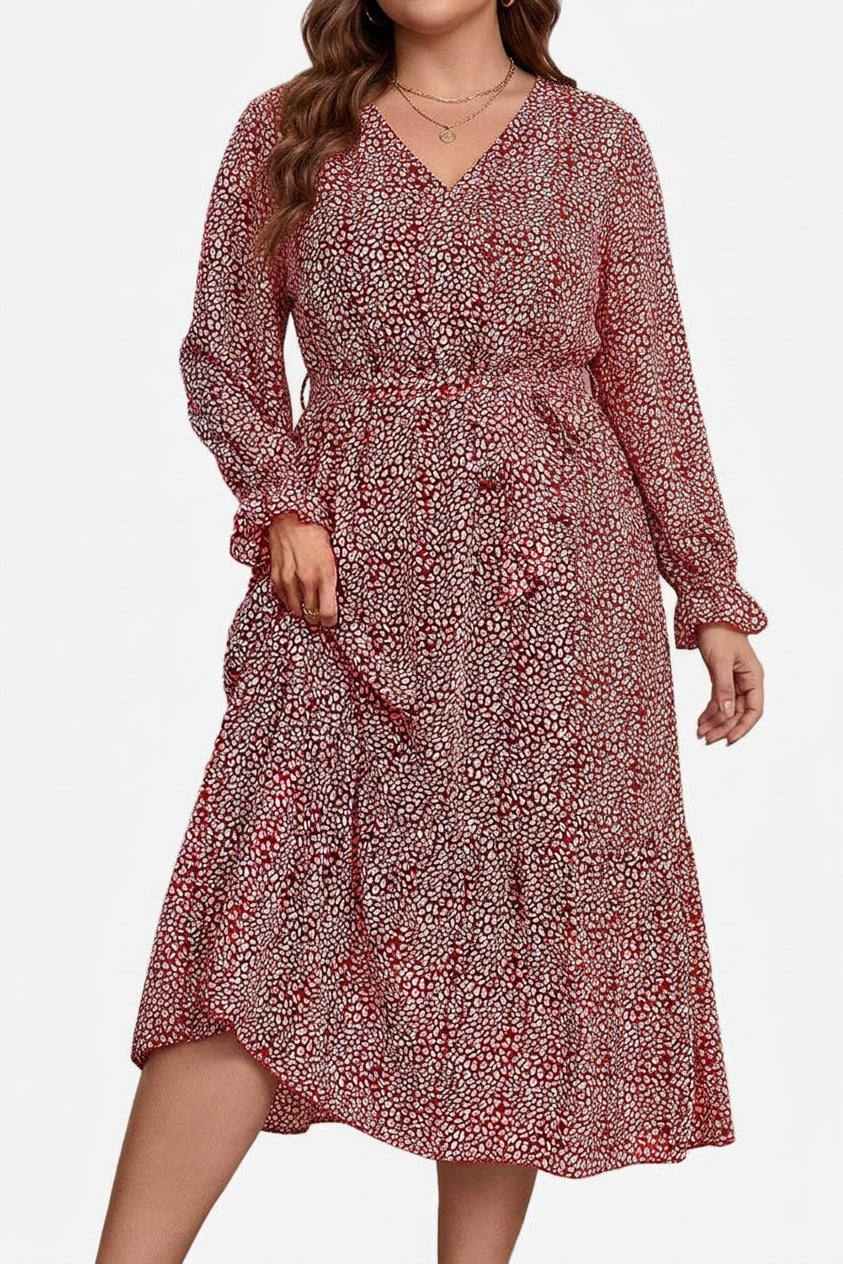 Zaina - Bloom Wrap Midi Dress
