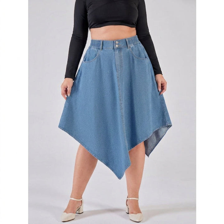 Rhea Epäsäännöllinen Denim-hame