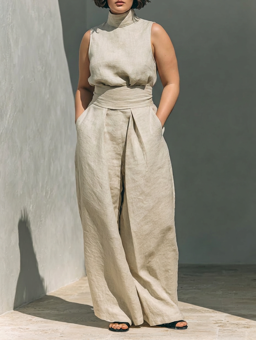 Astrid - Koordinaattiasu Minimalistinen Pellava