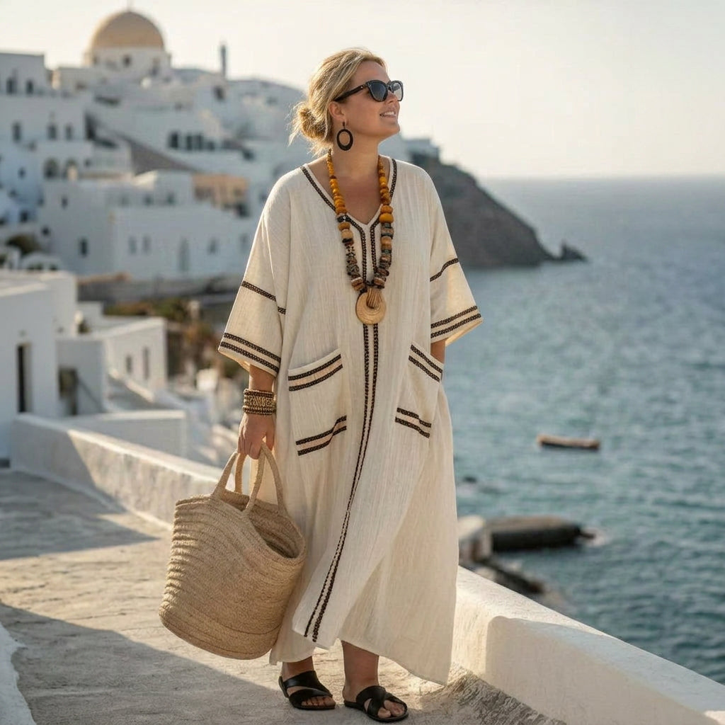 Junia | Ajaton Rannikko Boho Maxi Mekko