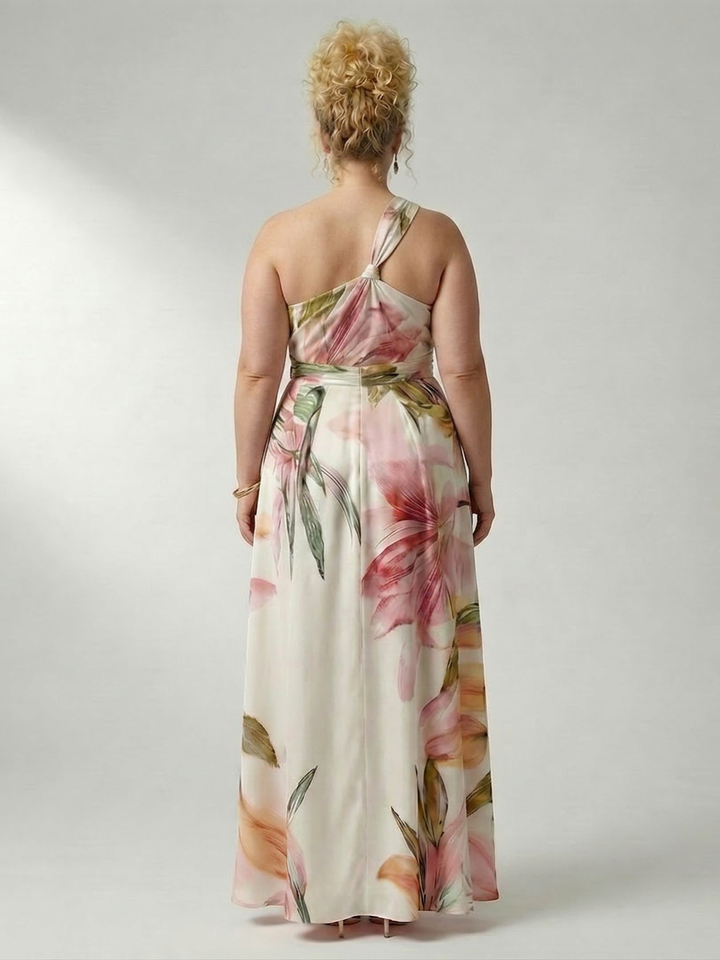 Rhea | Kevyt Kukallinen Maxi Mekko