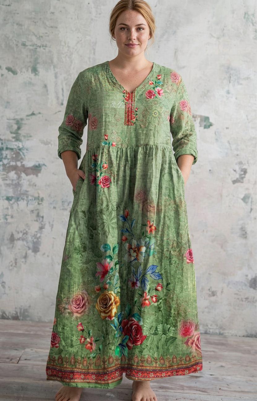 Layla | Puutarhan Armon Maxi Mekko