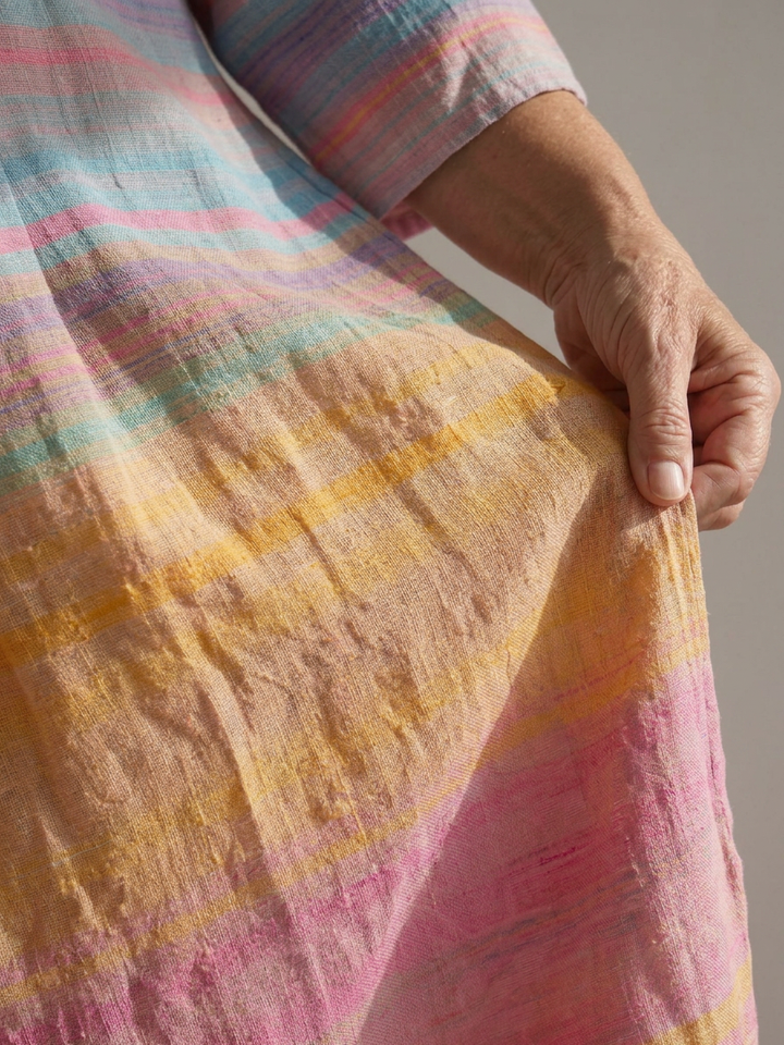 Amity | Ease Gradient Stripe Midi Dress