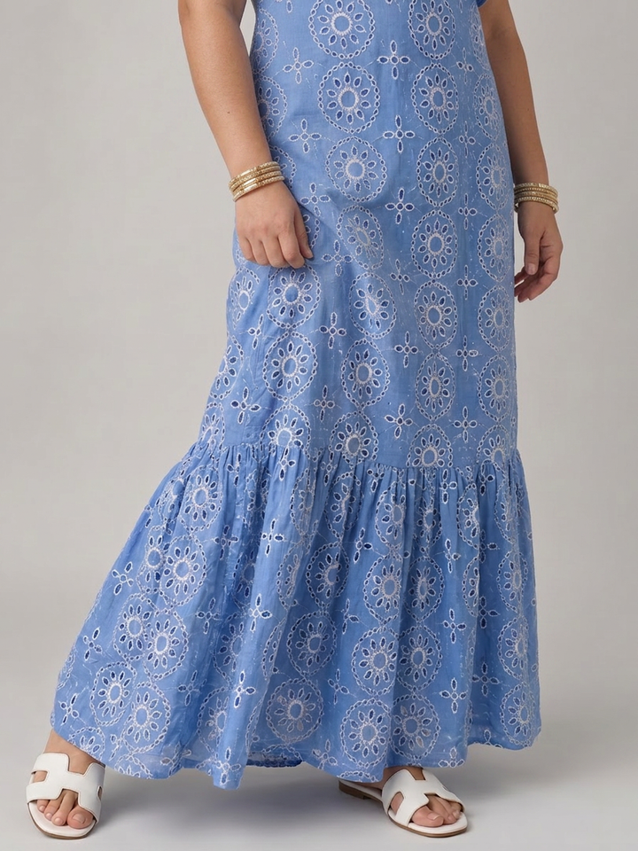 Ula | Olkaimeton Rypytys Maxi Mekko
