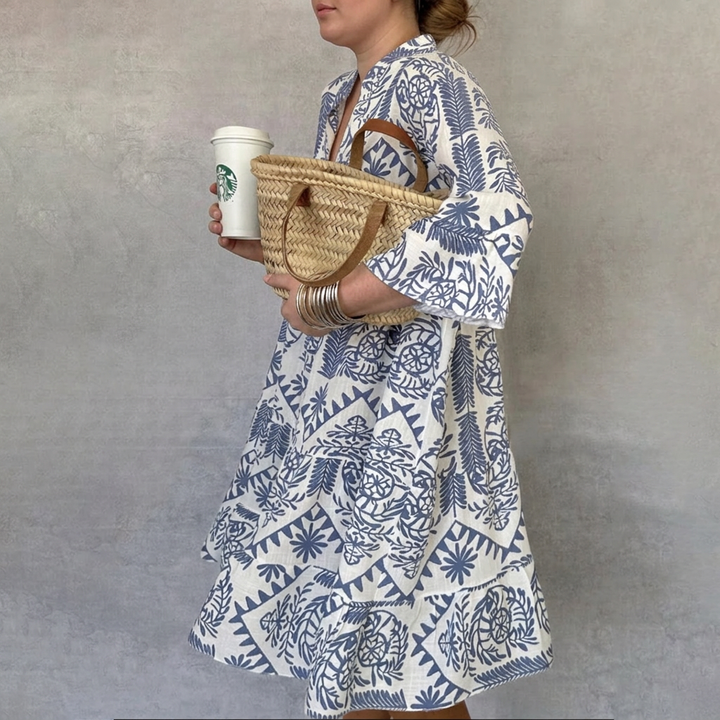 Aurelia - Rentoutunut Boho Tunika Mekko